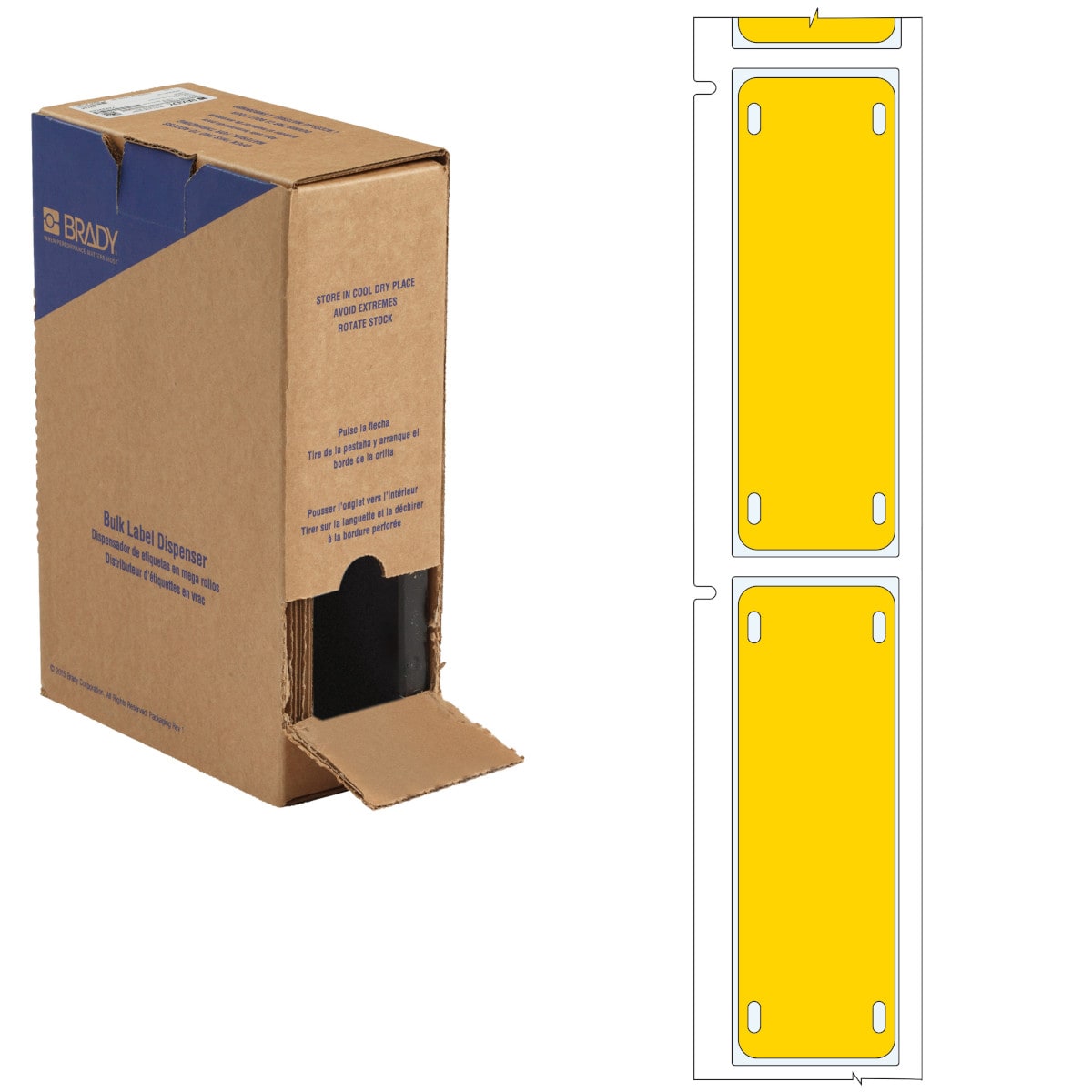 BRADY - Targhetta per cavi in poliuretano per M611, M610 e M710 bulk