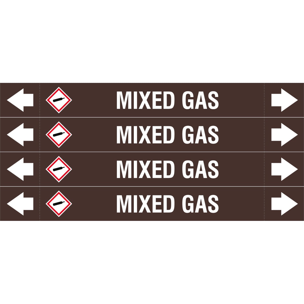 BRADY - ASME - Marcatubi - Mixed Gas
