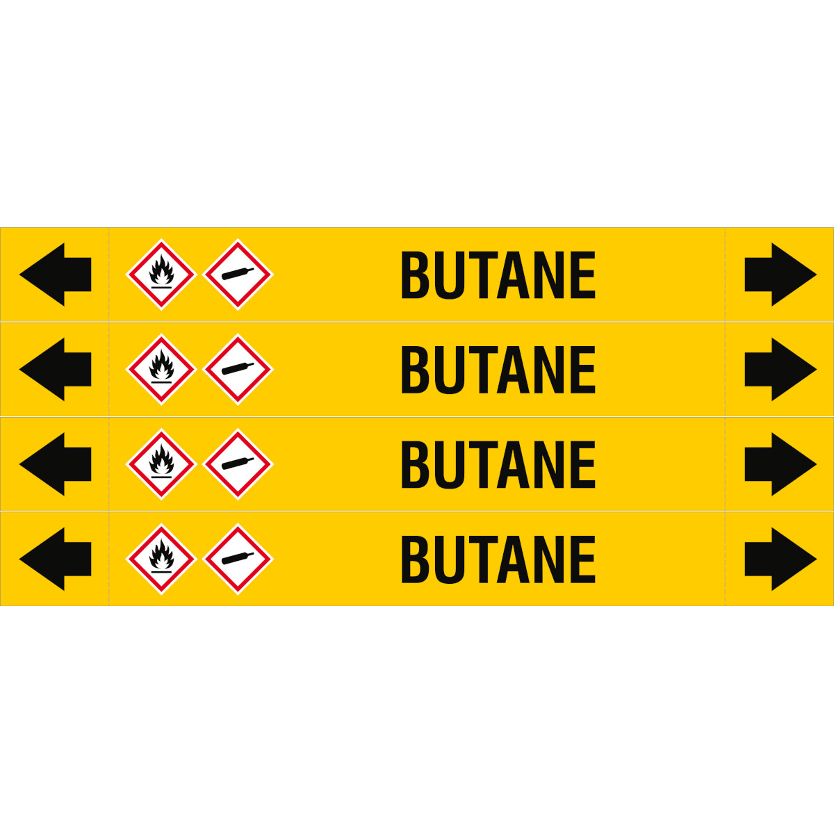 BRADY - ASME - Marcatubi - Butane