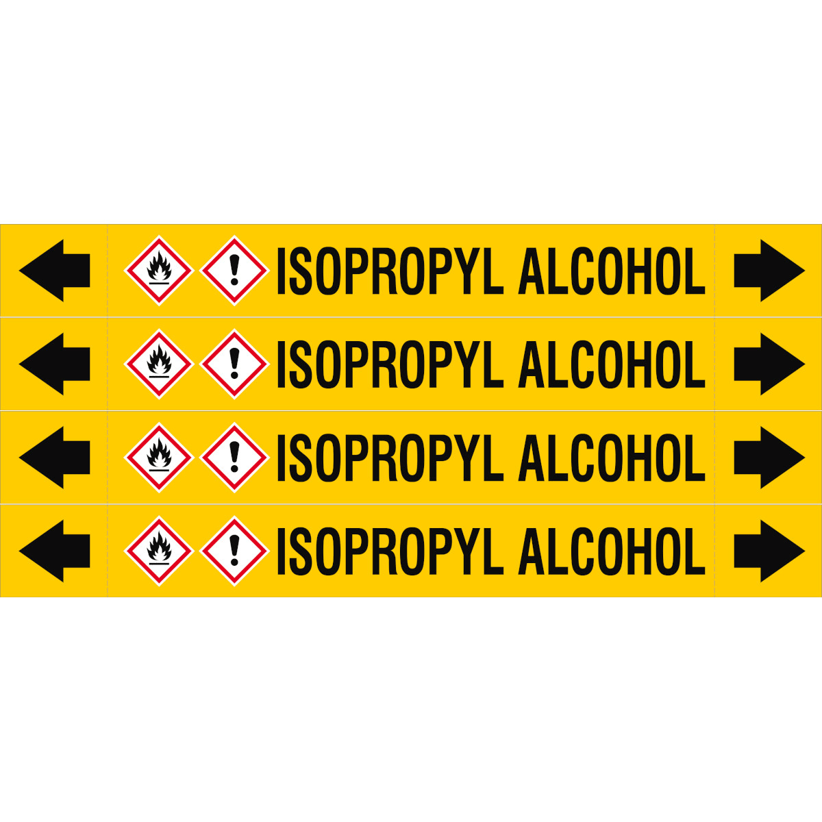 BRADY - ASME - Marcatubi - Isopropyl Alcohol