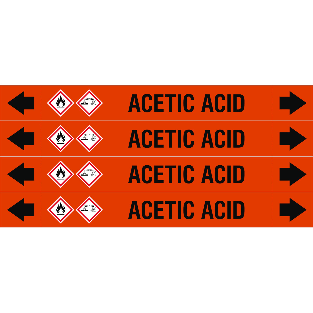 BRADY - ASME - Marcatubi - Acetic Acid