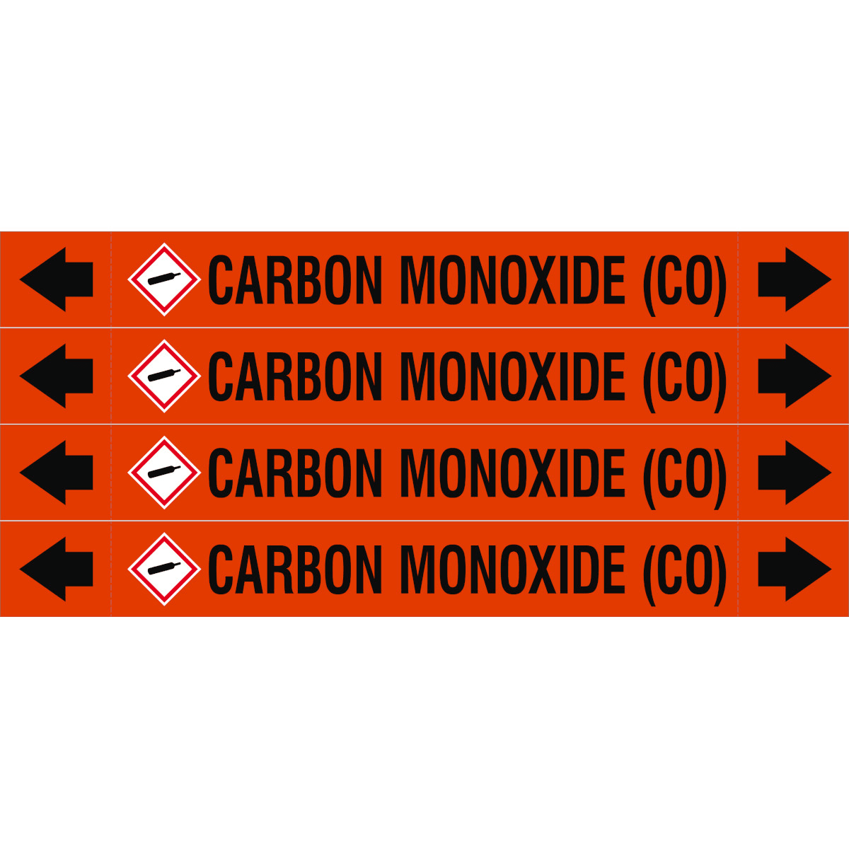 BRADY - ASME - Marcatubi - Carbon Monoxide (CO)
