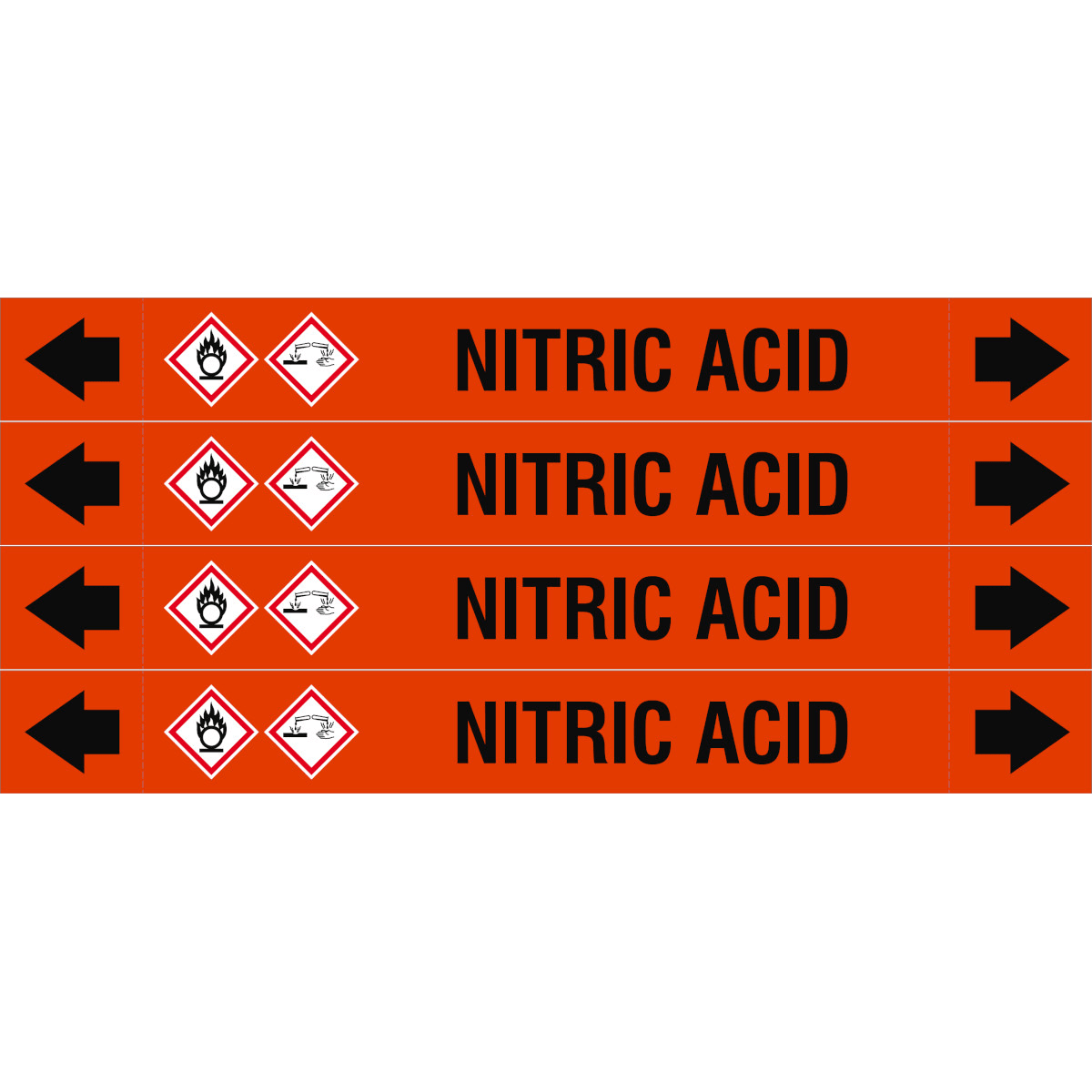 BRADY - ASME - Marcatubi - Nitric Acid