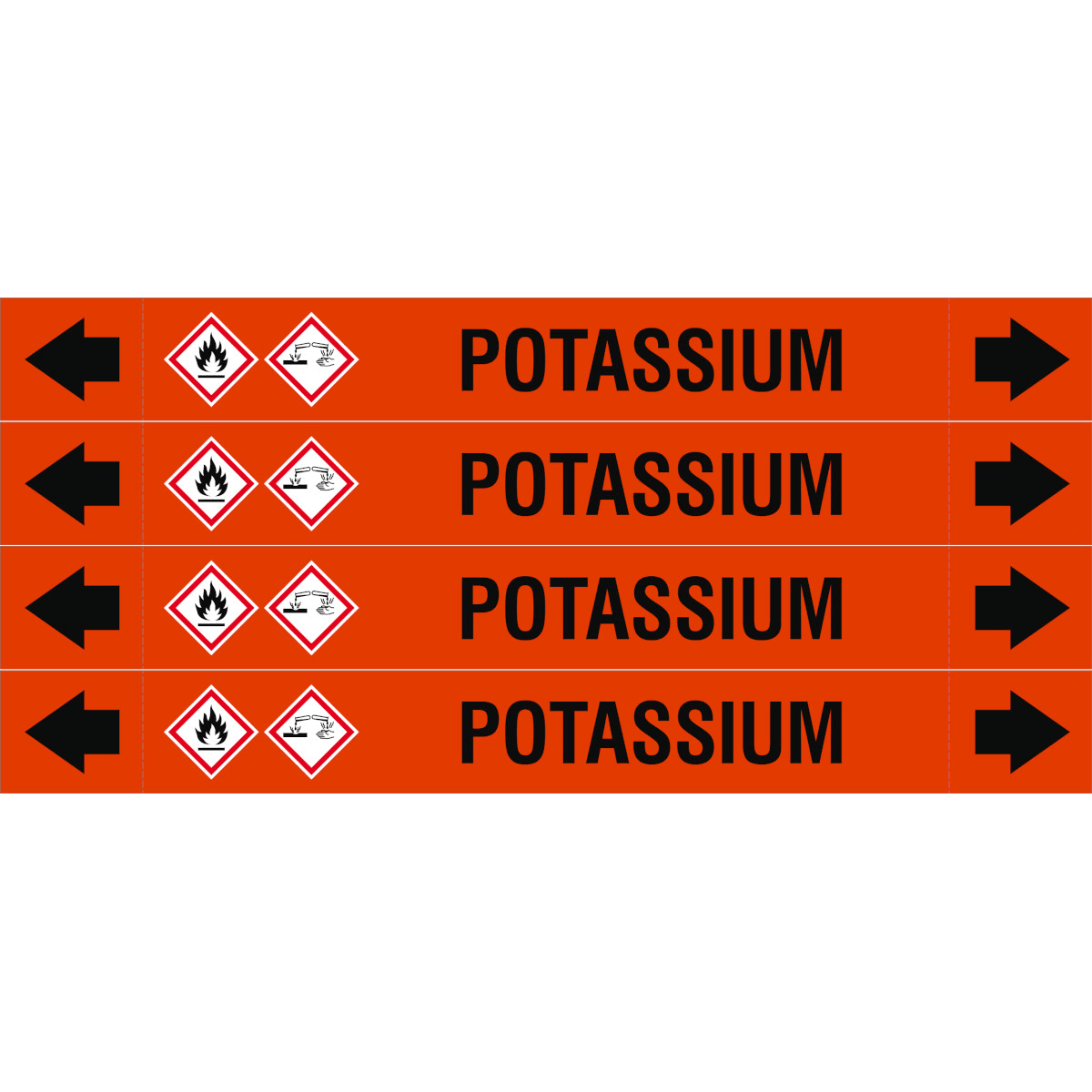 BRADY - ASME - Marcatubi - Potassium