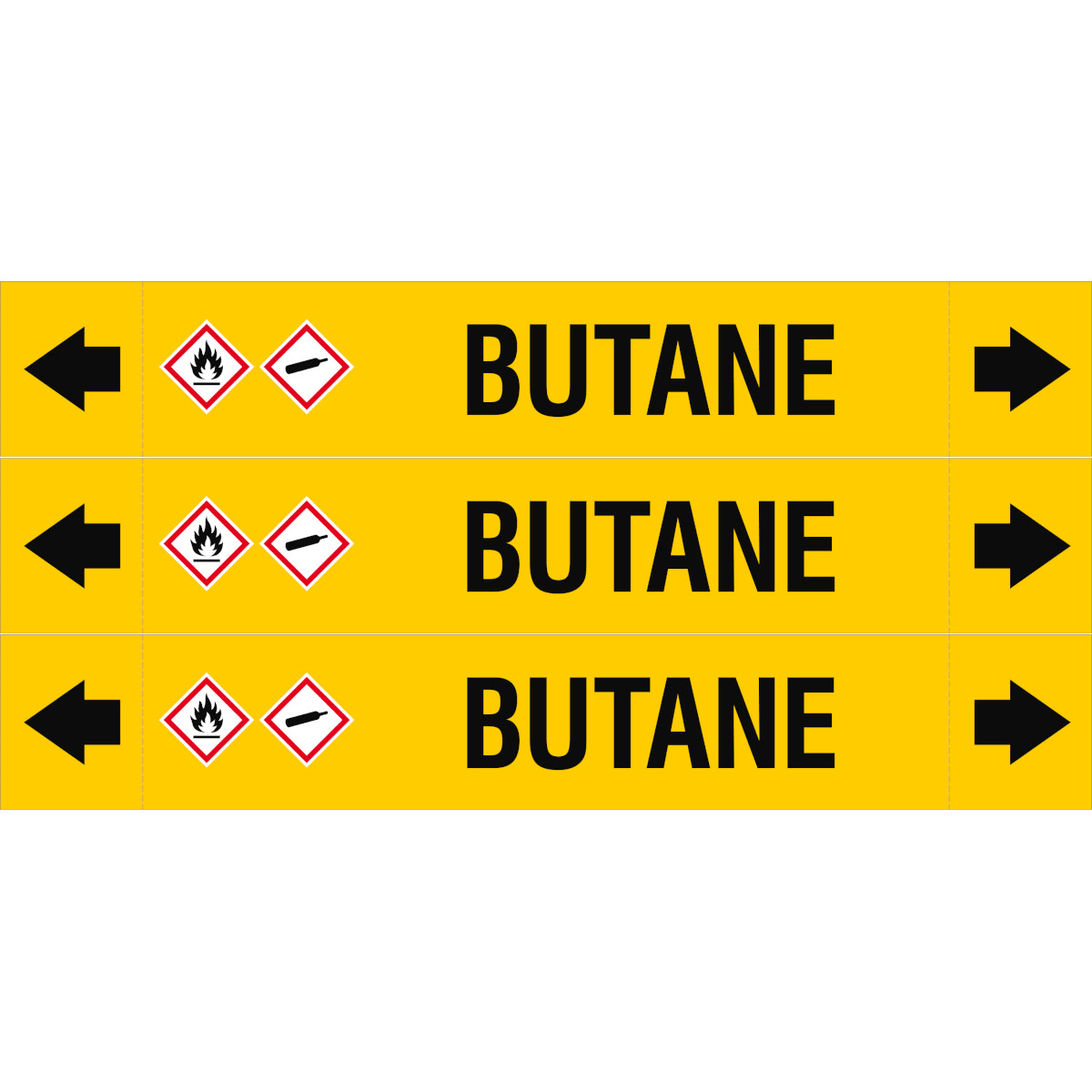 BRADY - ASME - Marcatubi - Butane