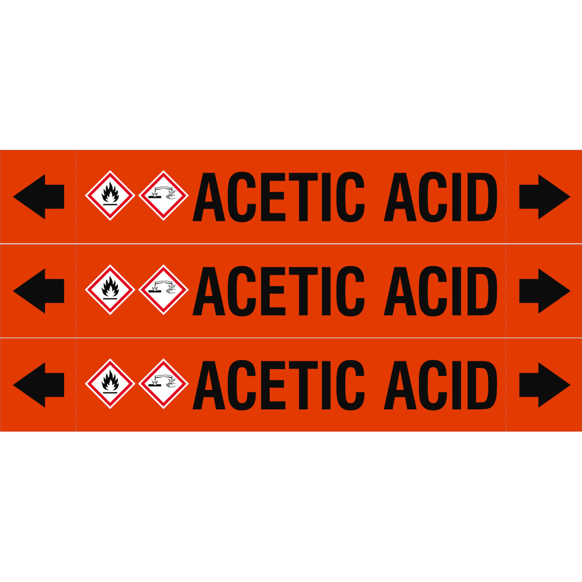BRADY - ASME - Marcatubi - Acetic Acid