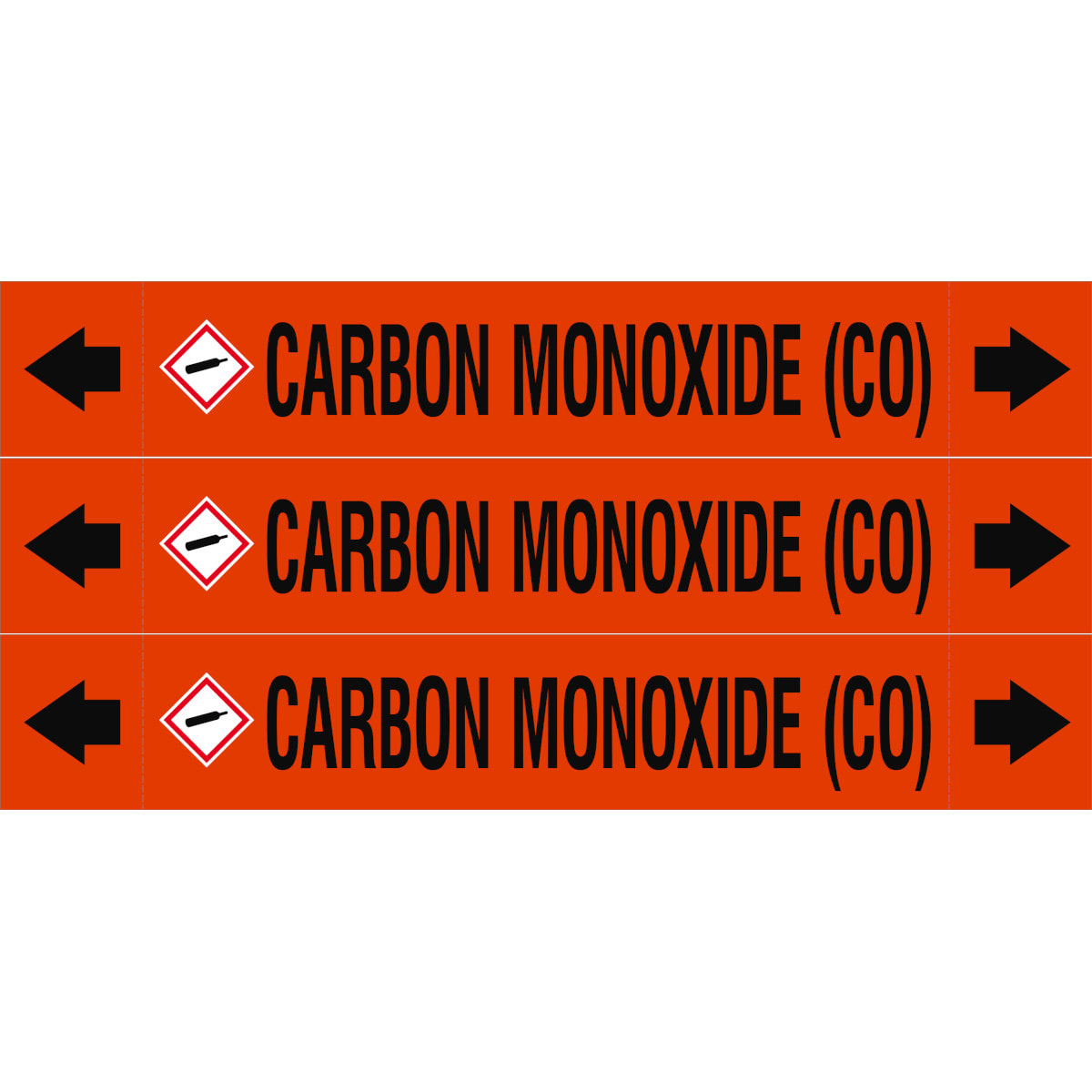 BRADY - ASME - Marcatubi - Carbon Monoxide (CO)