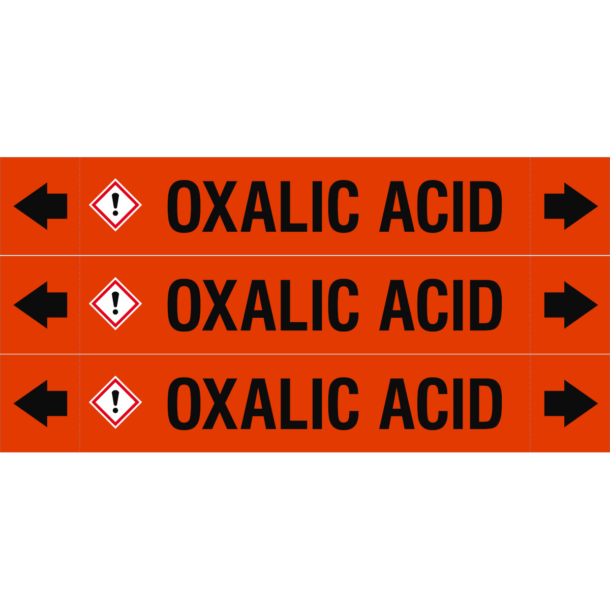 BRADY - ASME - Marcatubi - Oxalic Acid
