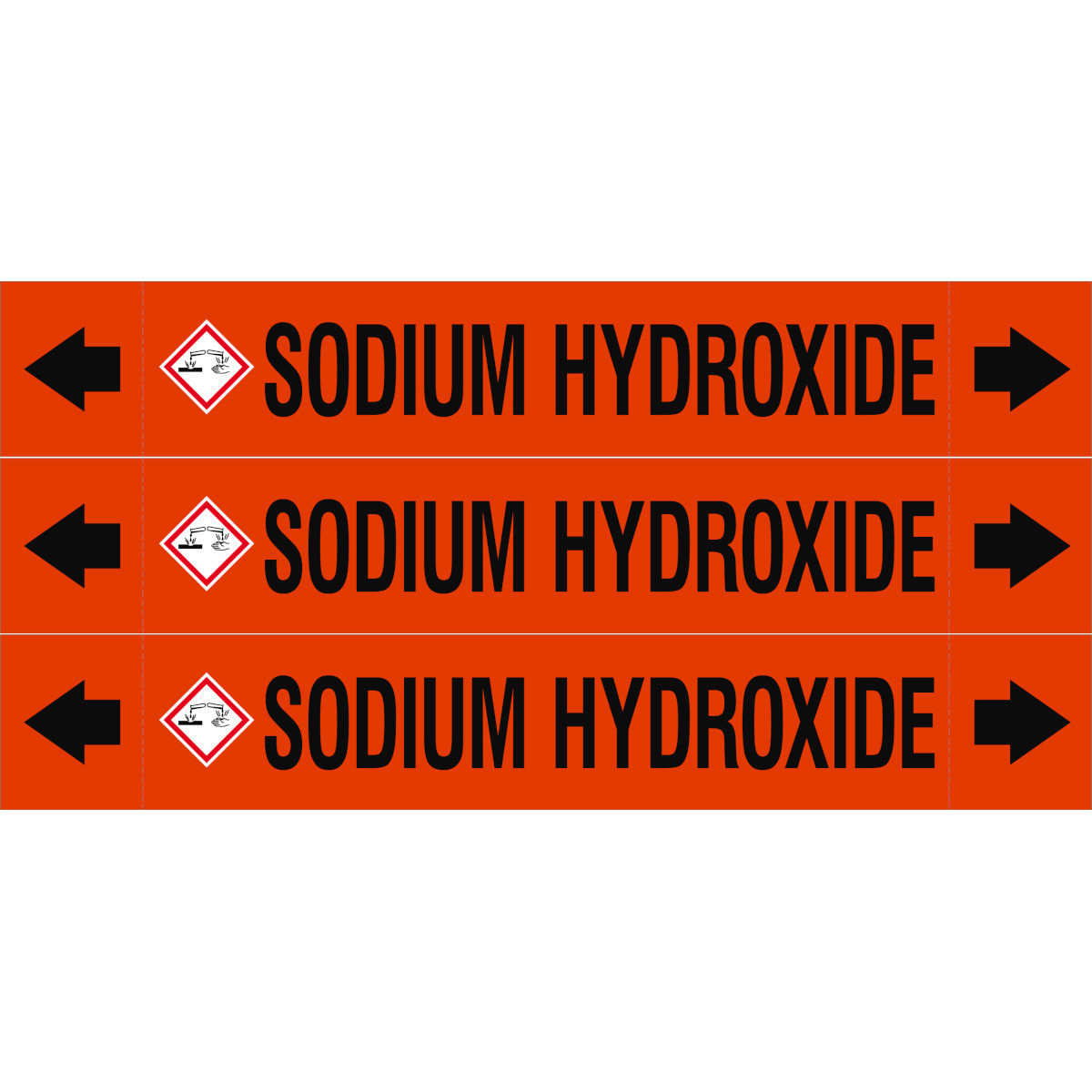 BRADY - ASME - Marcatubi - Sodium Hydroxide