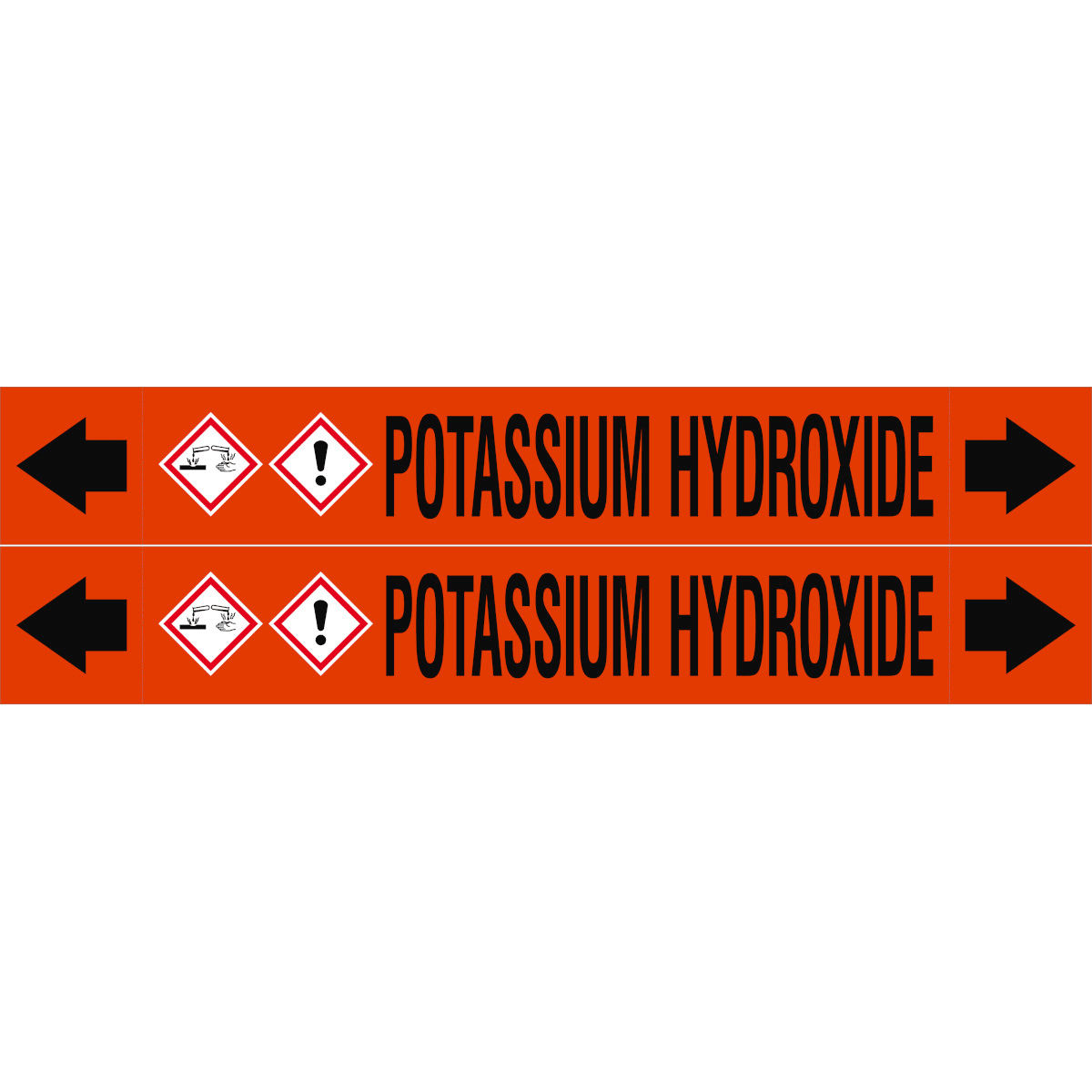 BRADY - ASME - Marcatubi - Potassium Hydroxide