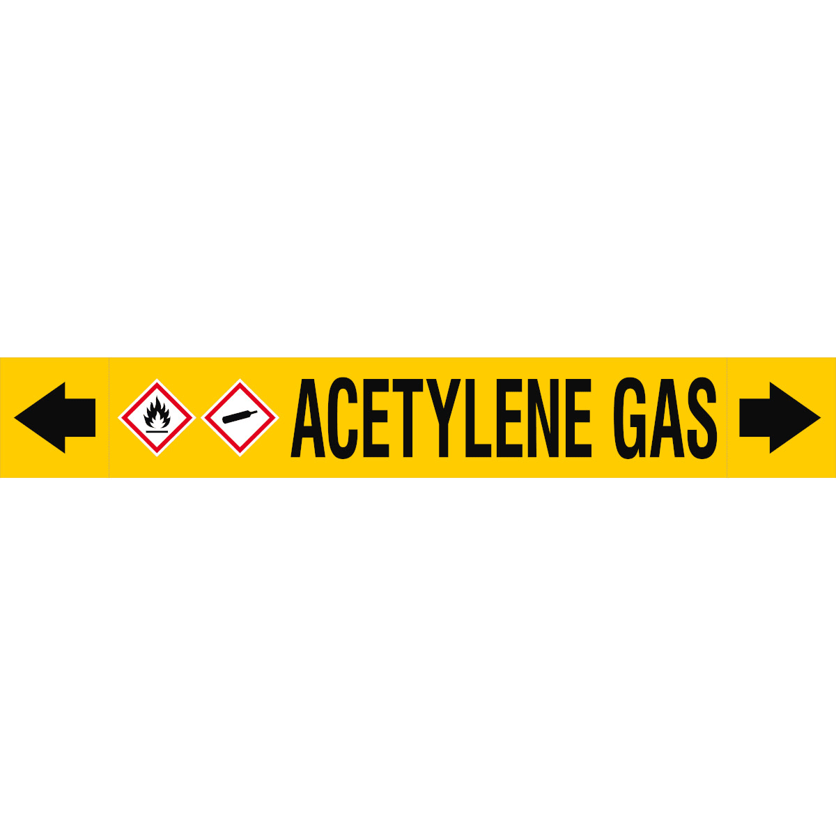 BRADY - ASME - Marcatubi - Acetylene Gas