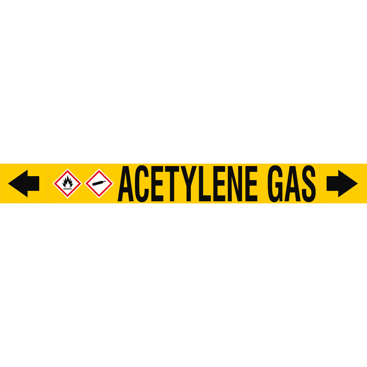BRADY - ASME - Marcatubi - Acetylene Gas