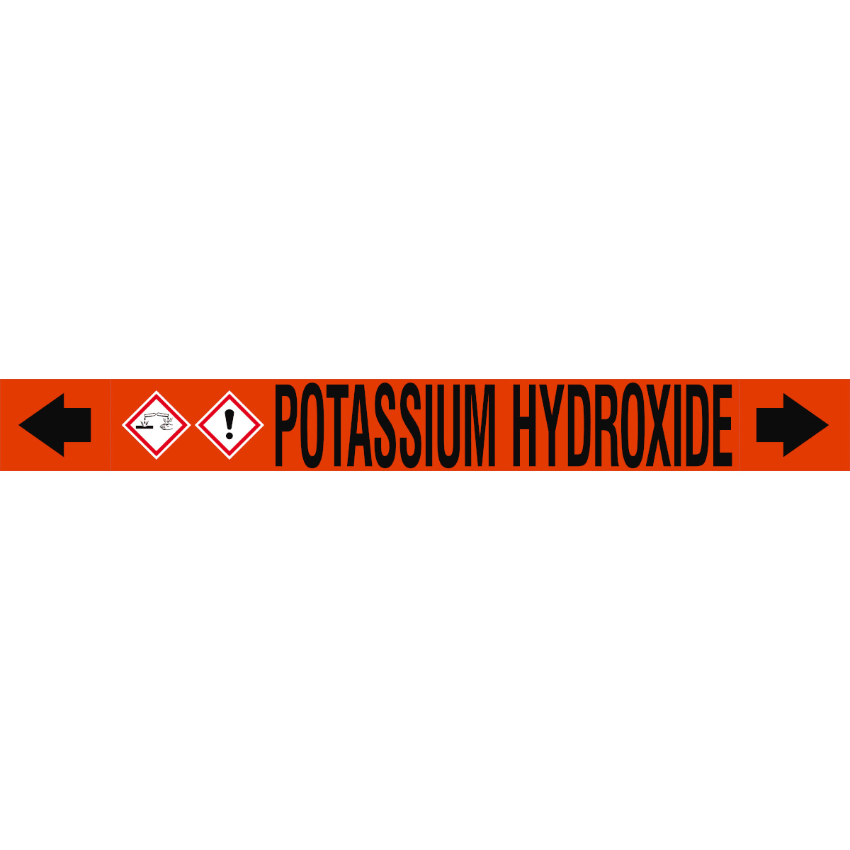 BRADY - ASME - Marcatubi - Potassium Hydroxide