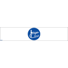 BRADY - Segnaletica di sicurezza ISO - Tenere saldamente la maniglia del trolley 313536