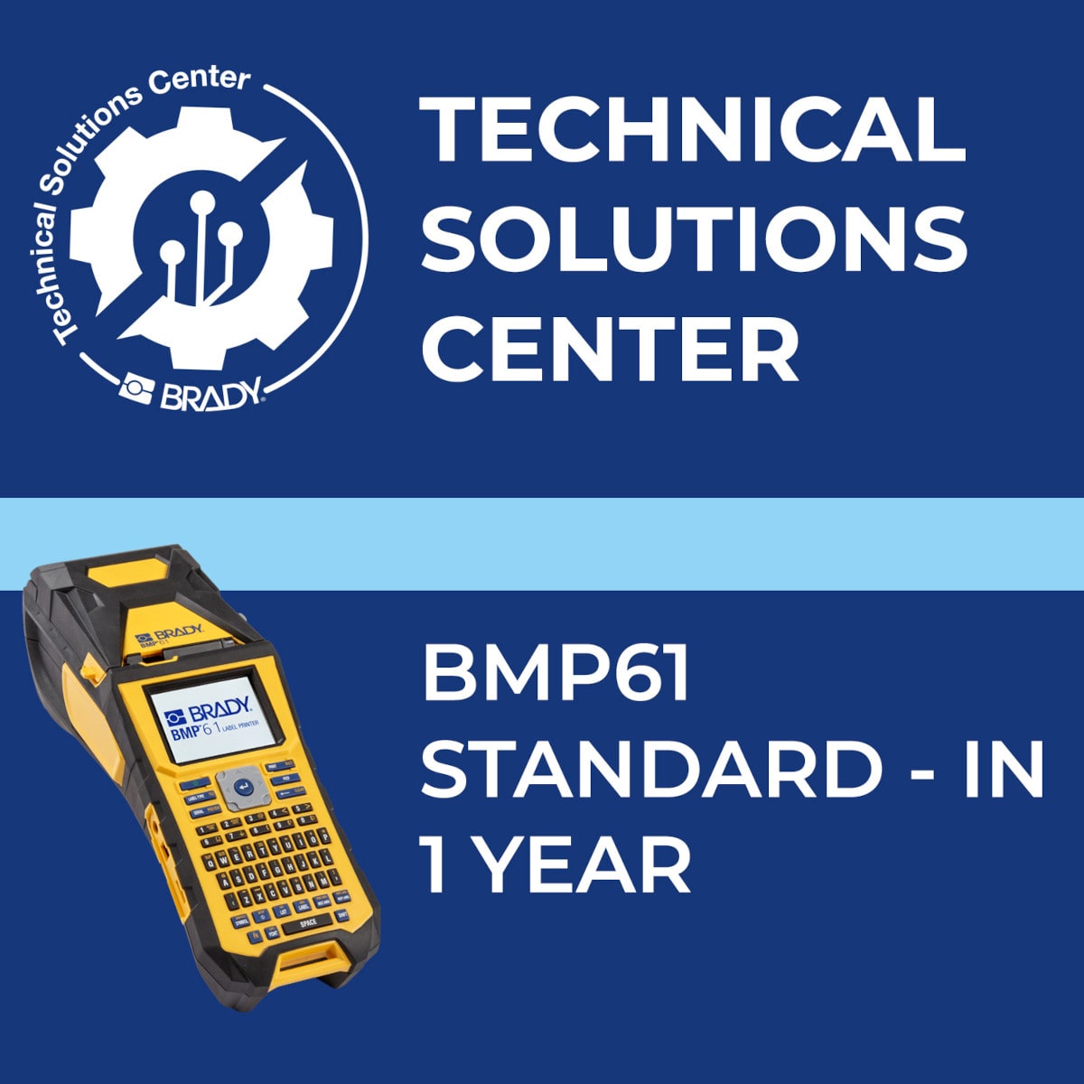 BRADY - Contratto di assistenza BMP61 Standard In 1 anno