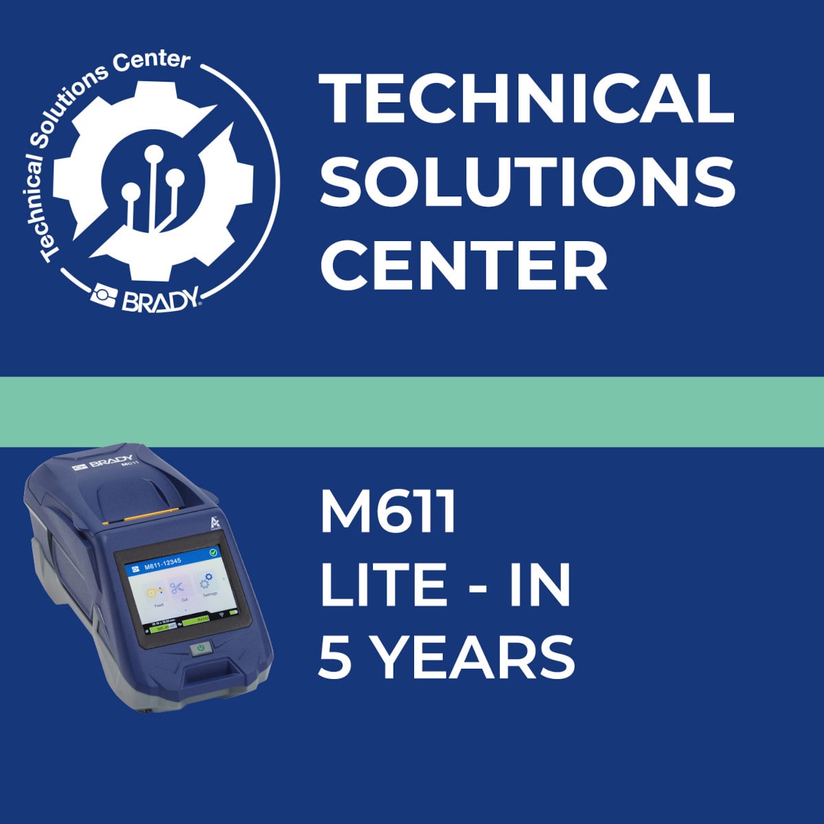 BRADY - Contratto di assistenza M611 Lite In 5 anni 321302