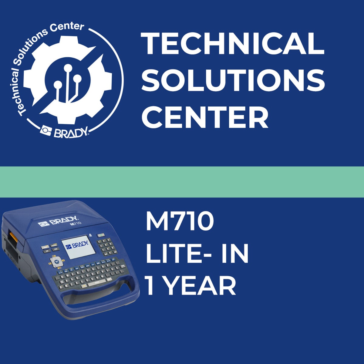 BRADY - Contratto di assistenza M710 Lite In 1 anno 321319