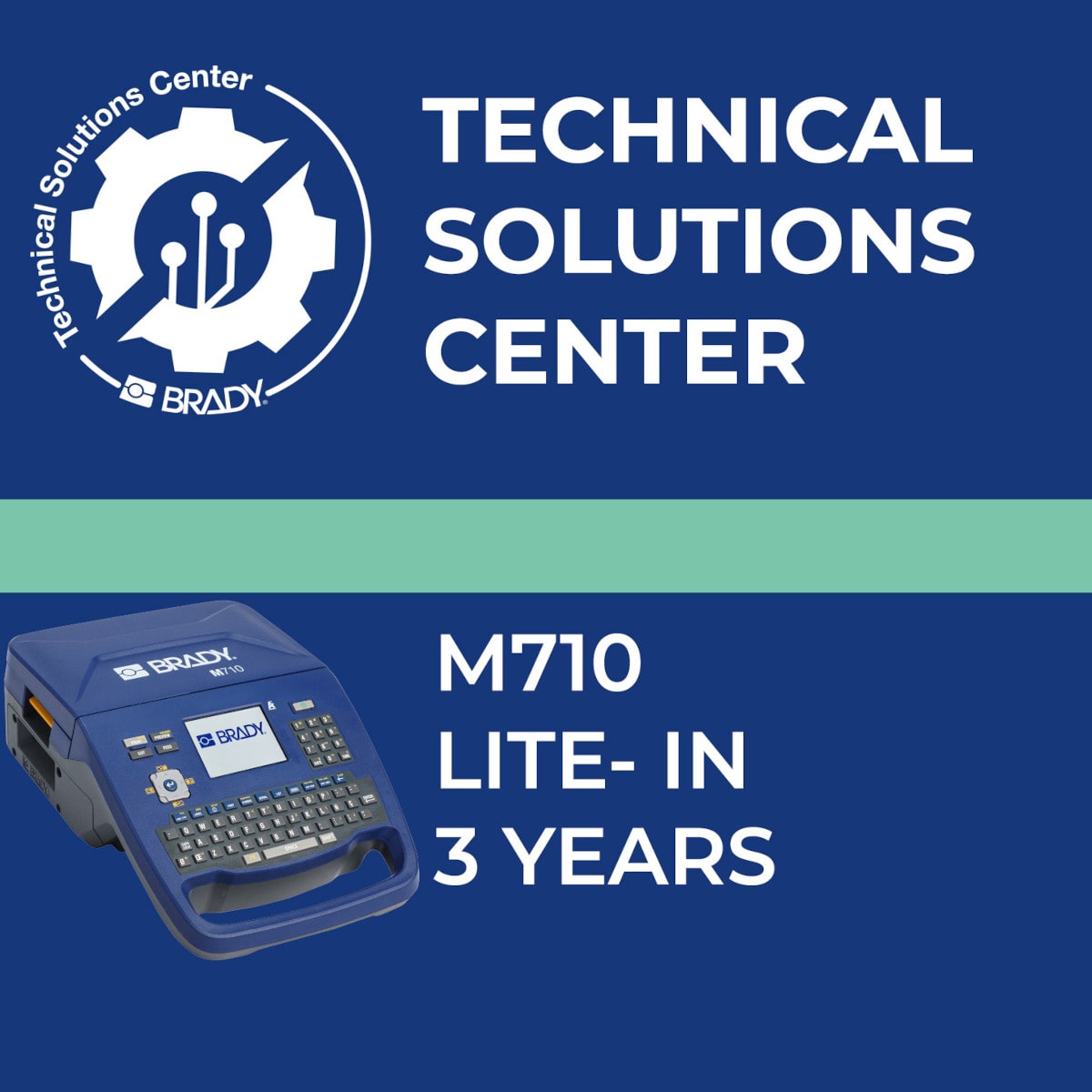 BRADY - Contratto di assistenza M710 Lite In 3 anni