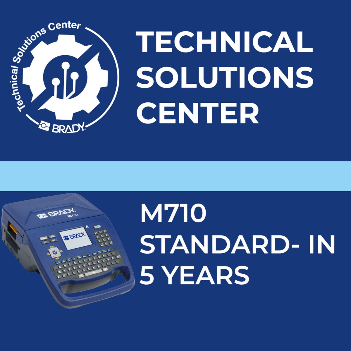 BRADY - Contratto di assistenza M710 Standard In 5 anni