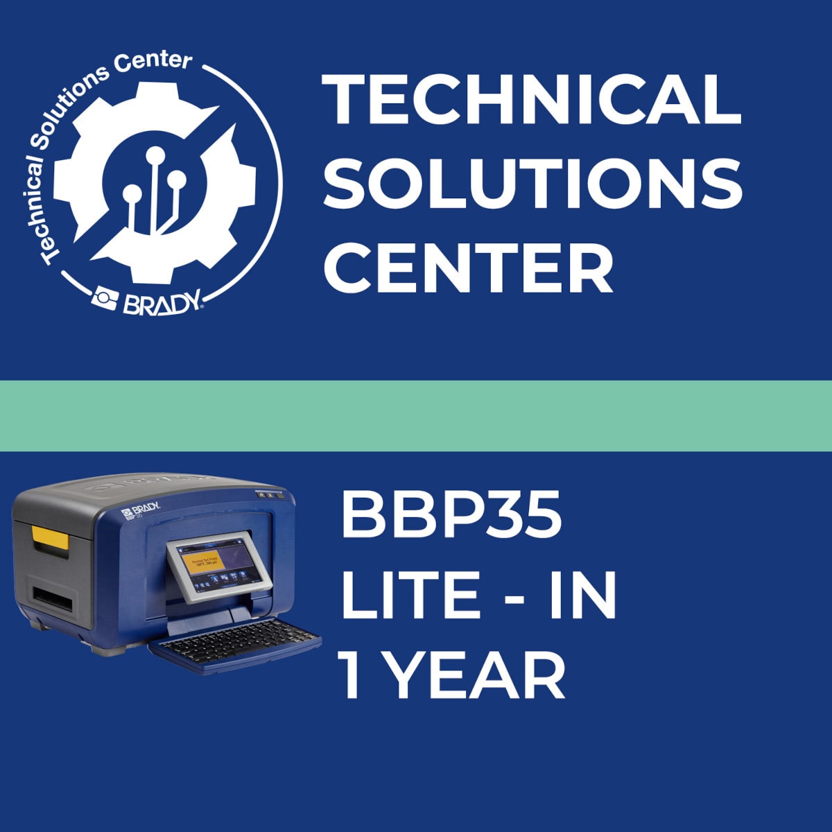 BRADY - Contratto di assistenza BBP35 Lite In 1 anno