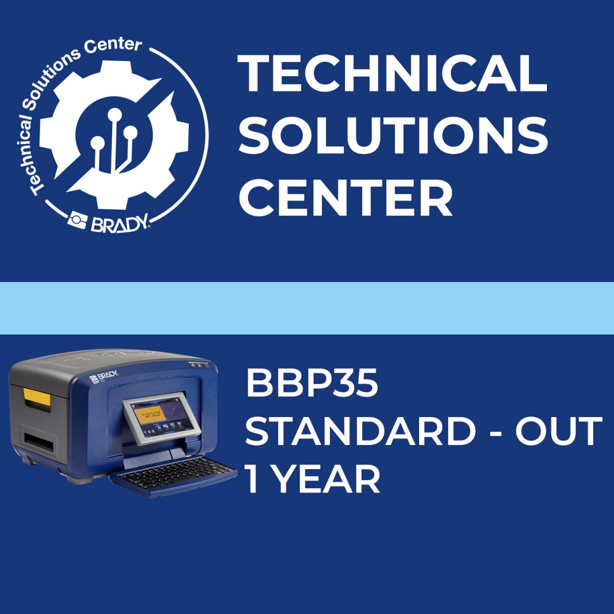 BRADY - Contratto di assistenza BBP35 Standard Out 1 anno 321362