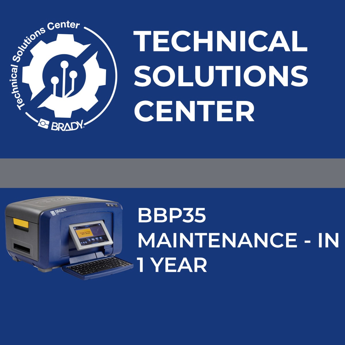 BRADY - Contratto di assistenza BBP35 Maintenance In 1 anno