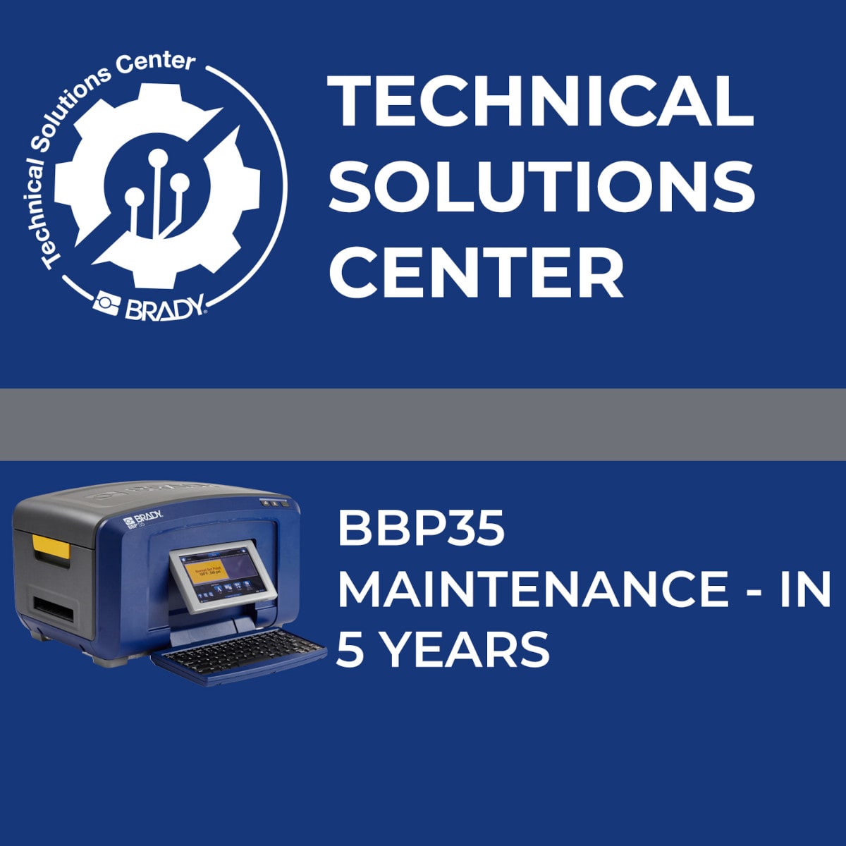 BRADY - Contratto di assistenza BBP35 Maintenance In 5 anni 321371