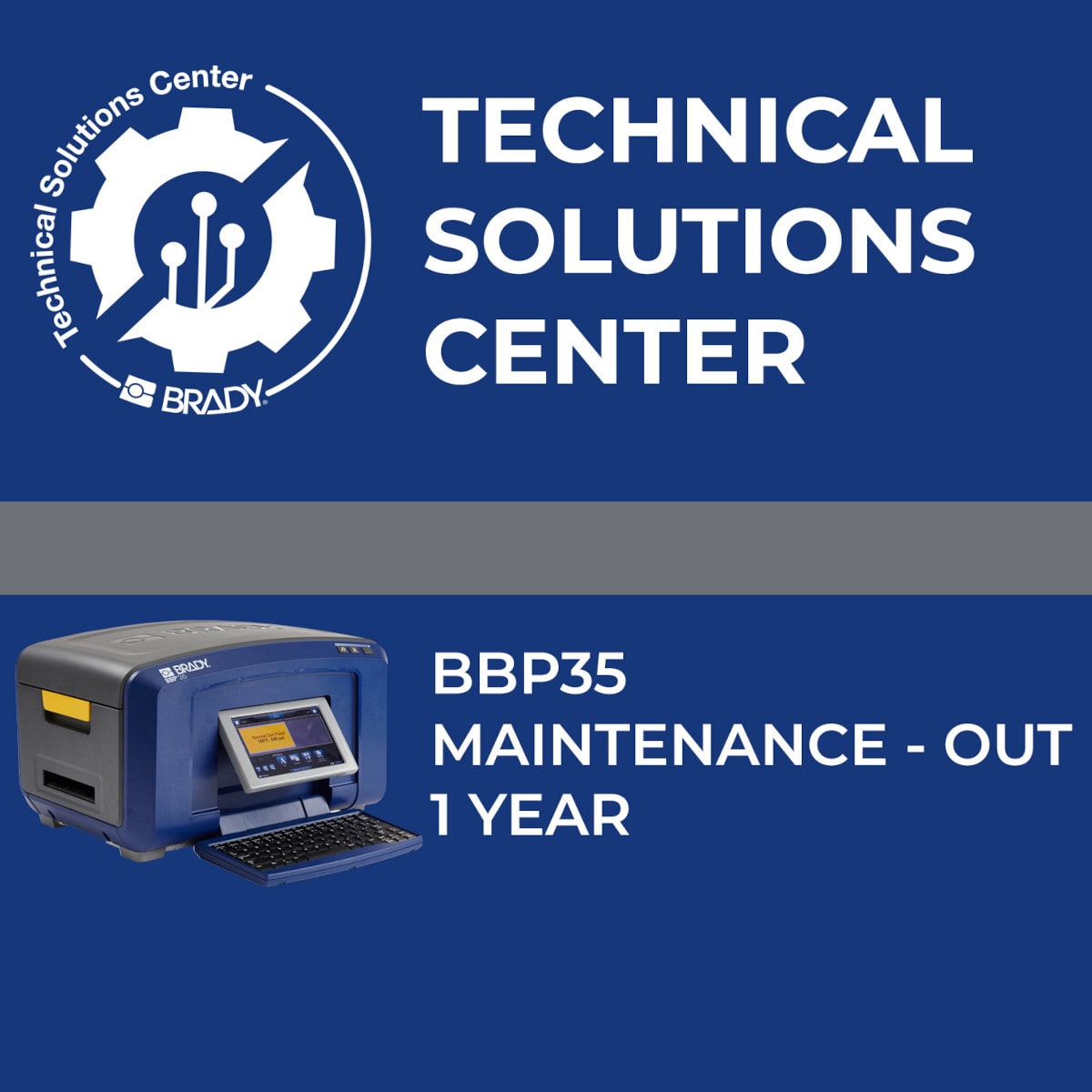 BRADY - Contratto di assistenza BBP35 Maintenance Out 1 anno