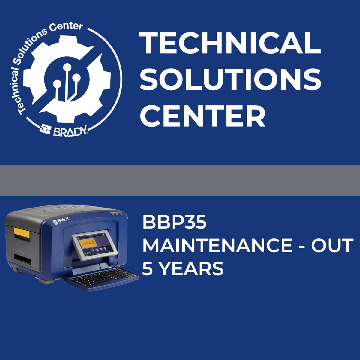 BRADY - Contratto di assistenza BBP35 Maintenance Out 5 anni