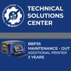BRADY - Contratto di assistenza BBP35 Maintenance Out stampante aggiuntiva 3 anni