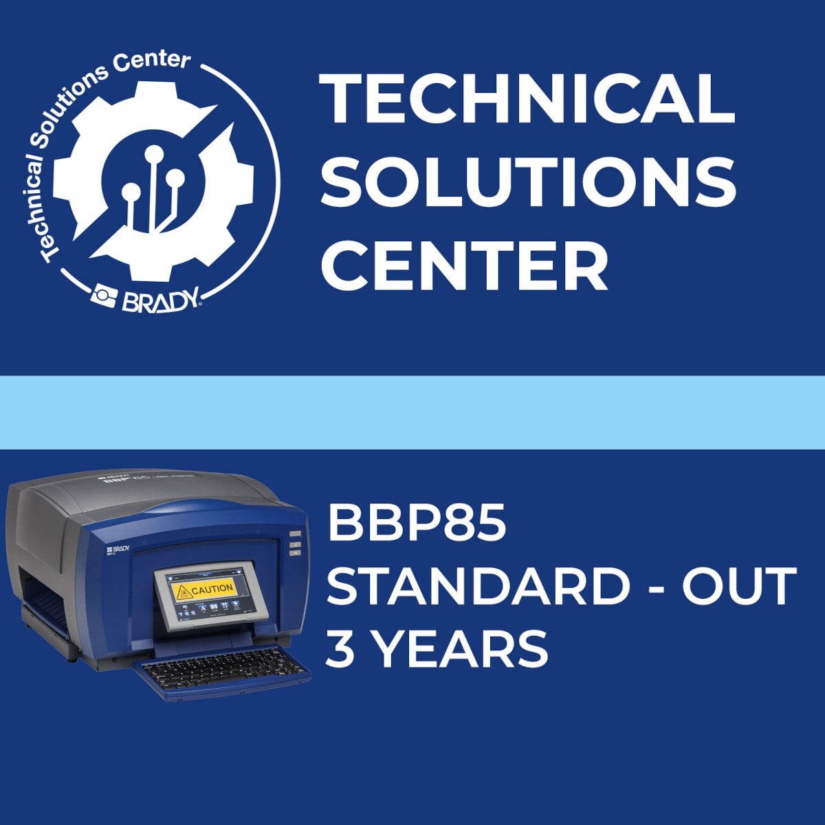 BRADY - Contratto di assistenza BBP85 Standard Out 3 anni 321388