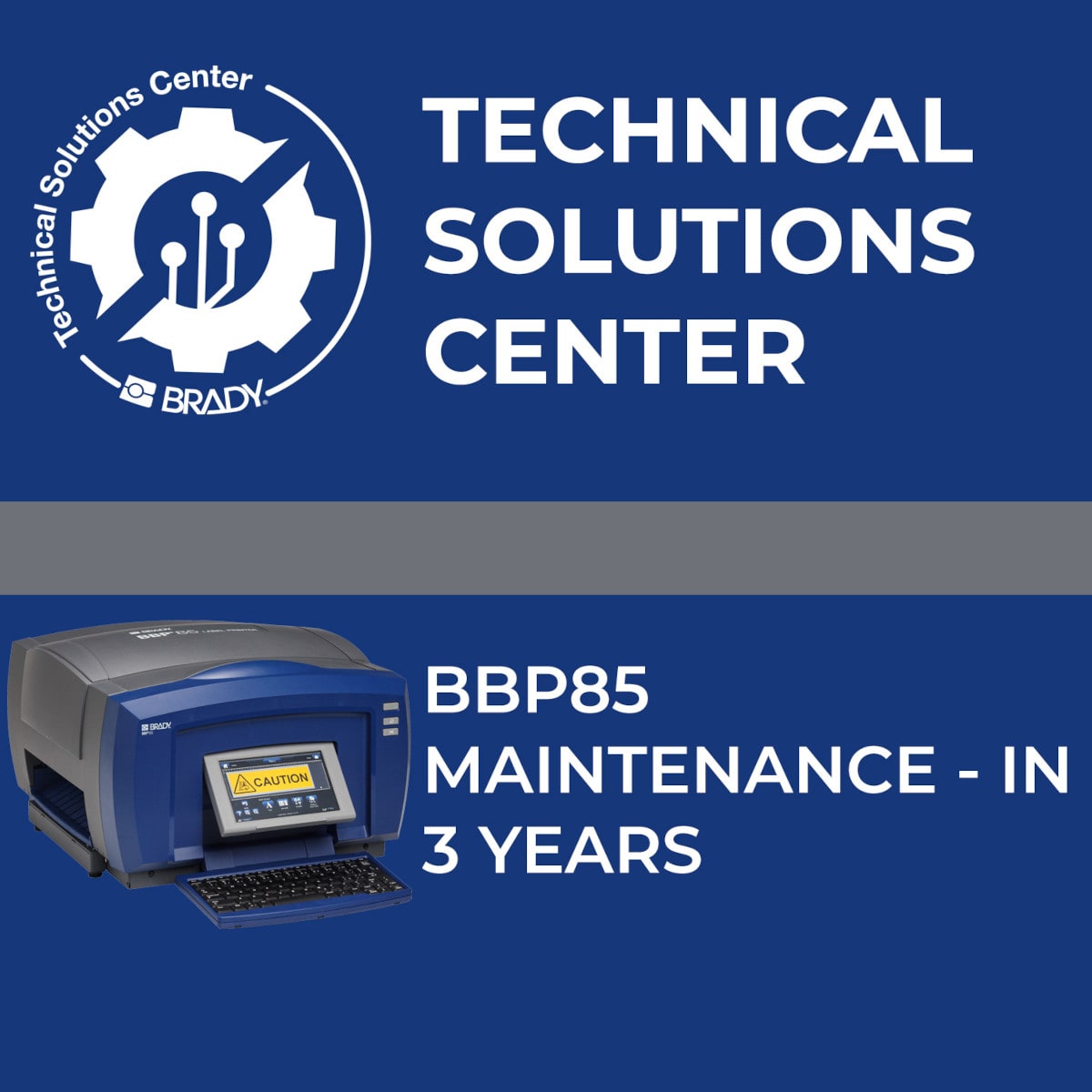BRADY - Contratto di assistenza BBP85 Maintenance In 3 anni