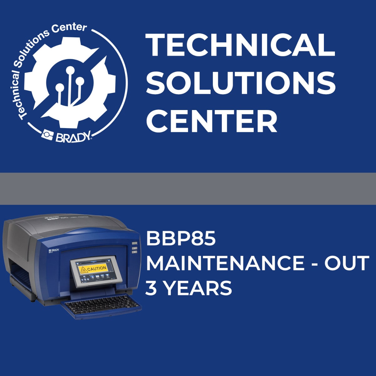 BRADY - Contratto di assistenza BBP85 Maintenance Out 3 anni