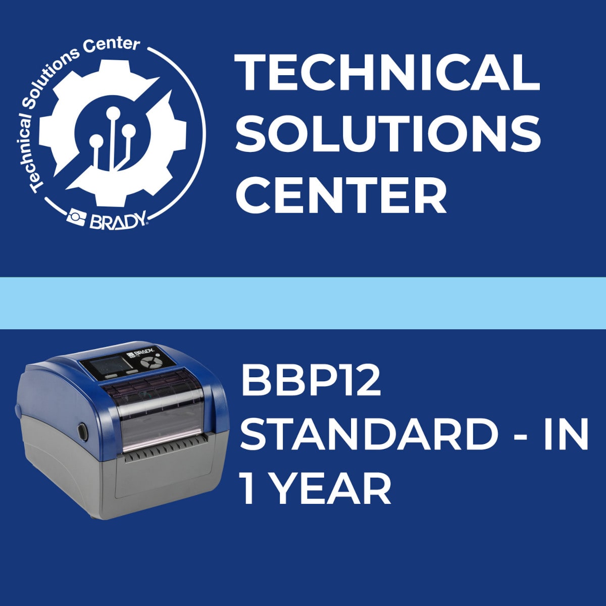 BRADY - Contratto di assistenza BBP12 Standard In 1 anno