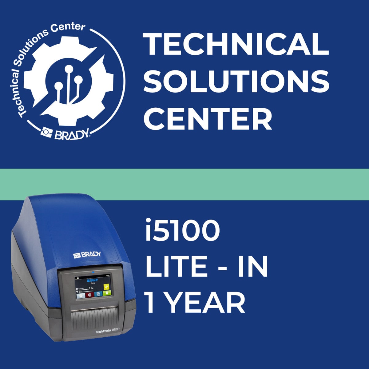 BRADY - Contratto di assistenza i5100 Lite In 1 anno 321446