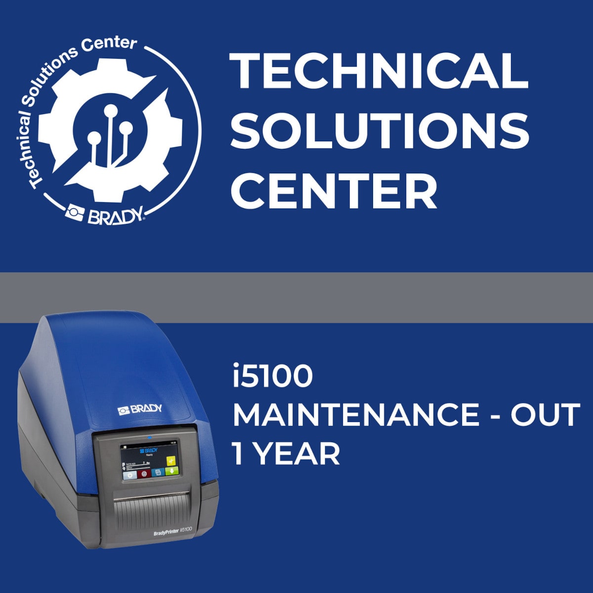 BRADY - Contratto di assistenza i5100 Maintenance Out 1 anno