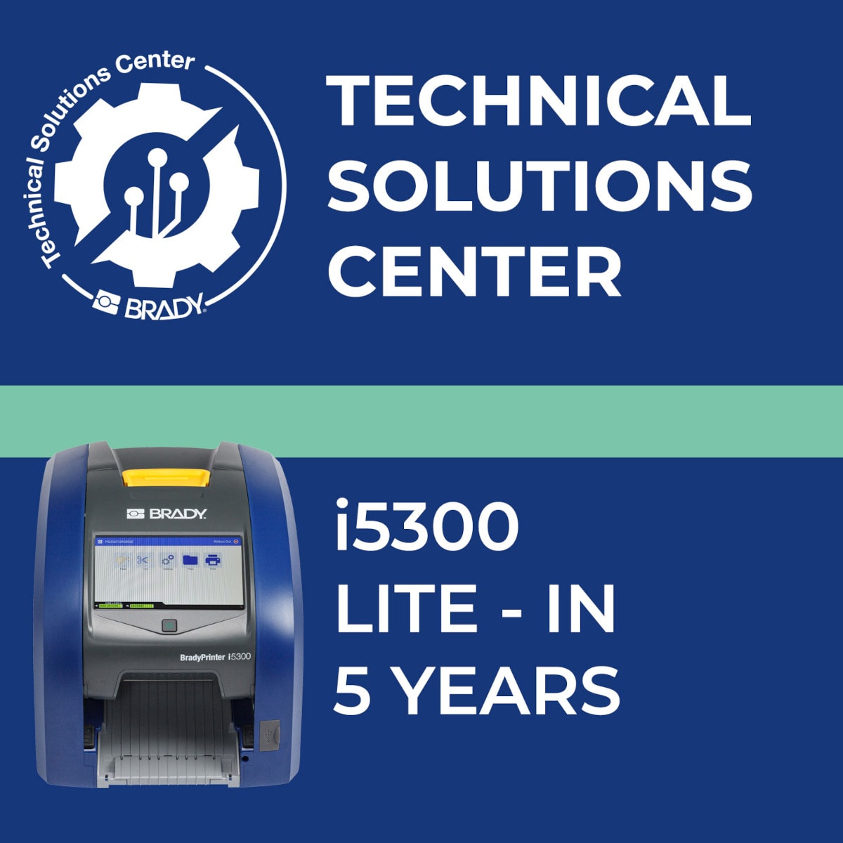 BRADY - Contratto di assistenza i5300 Lite In 5 anni