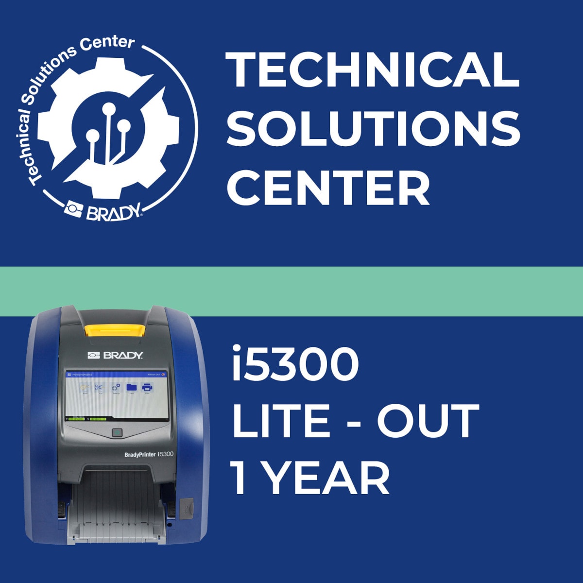 BRADY - Contratto di assistenza i5300 Lite Out 1 anno 321479