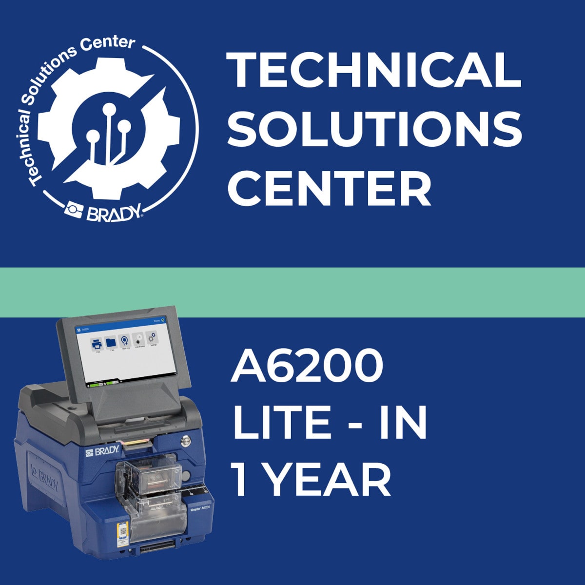 BRADY - Contratto di assistenza A6200 Lite In 1 anno