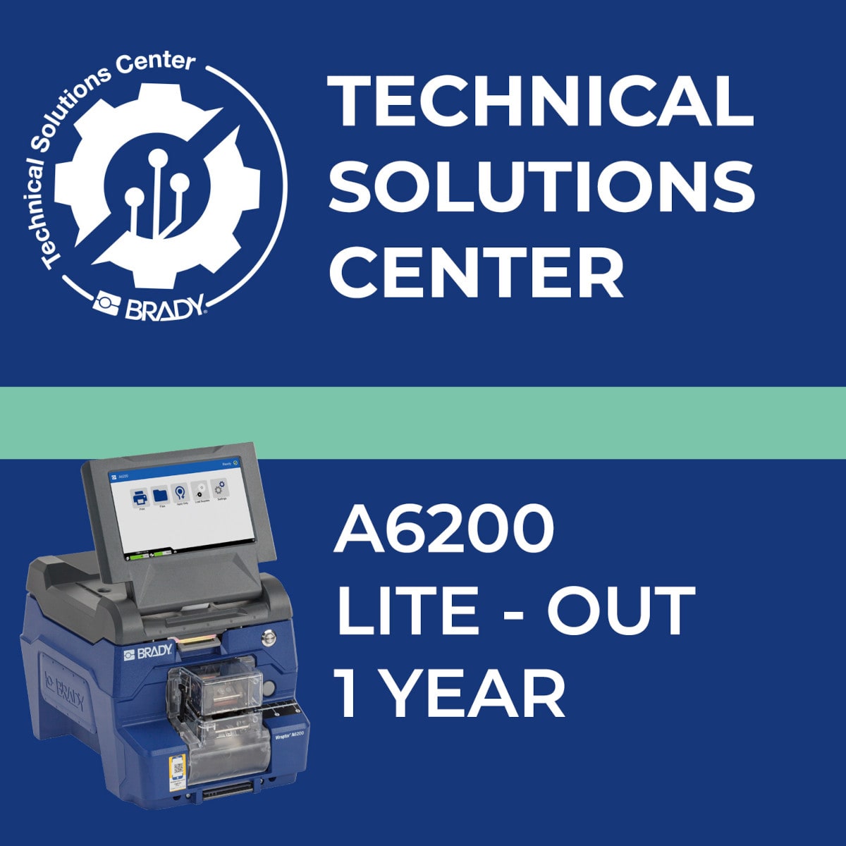 BRADY - Contratto di assistenza A6200 Lite Out 1 anno 321532