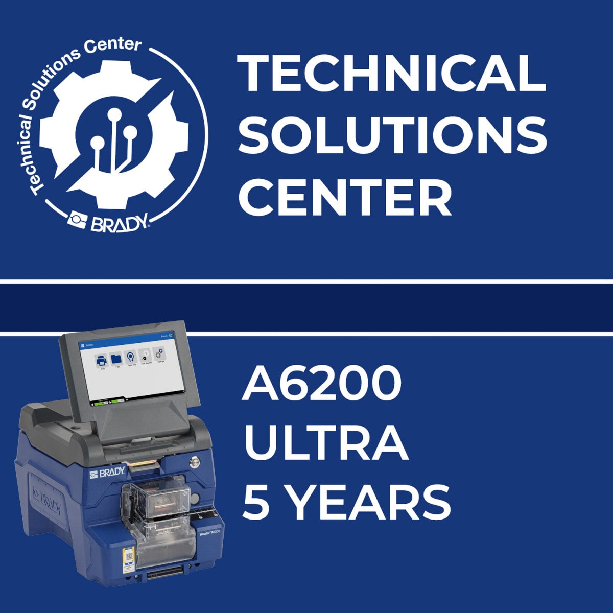 BRADY - Contratto di assistenza A6200 Ultra 5 anni