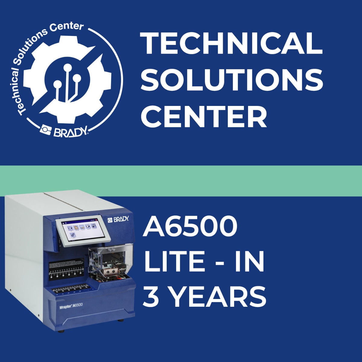 BRADY - Contratto di assistenza A6500 Lite In 3 anni 321552