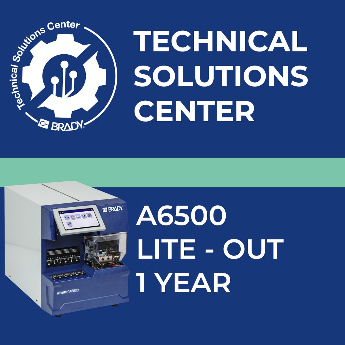 BRADY - Contratto di assistenza A6500 Lite Out 1 anno