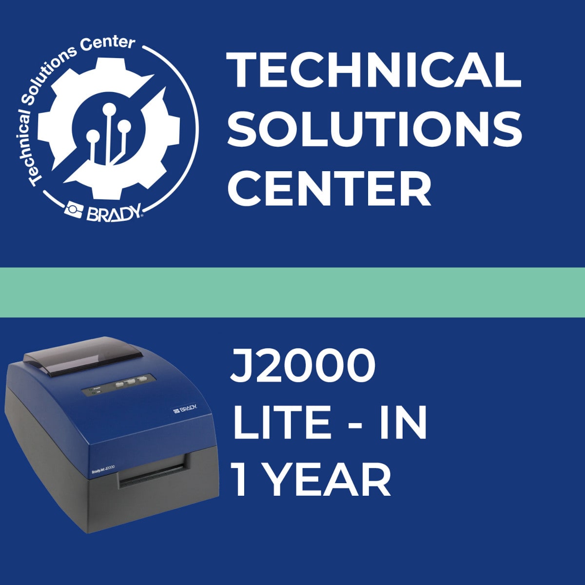 BRADY - Contratto di assistenza J2000 Lite In 1 anno 321604