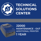 BRADY - Contratto di assistenza J2000 Maintenance Out stampante aggiuntiva 1 anno