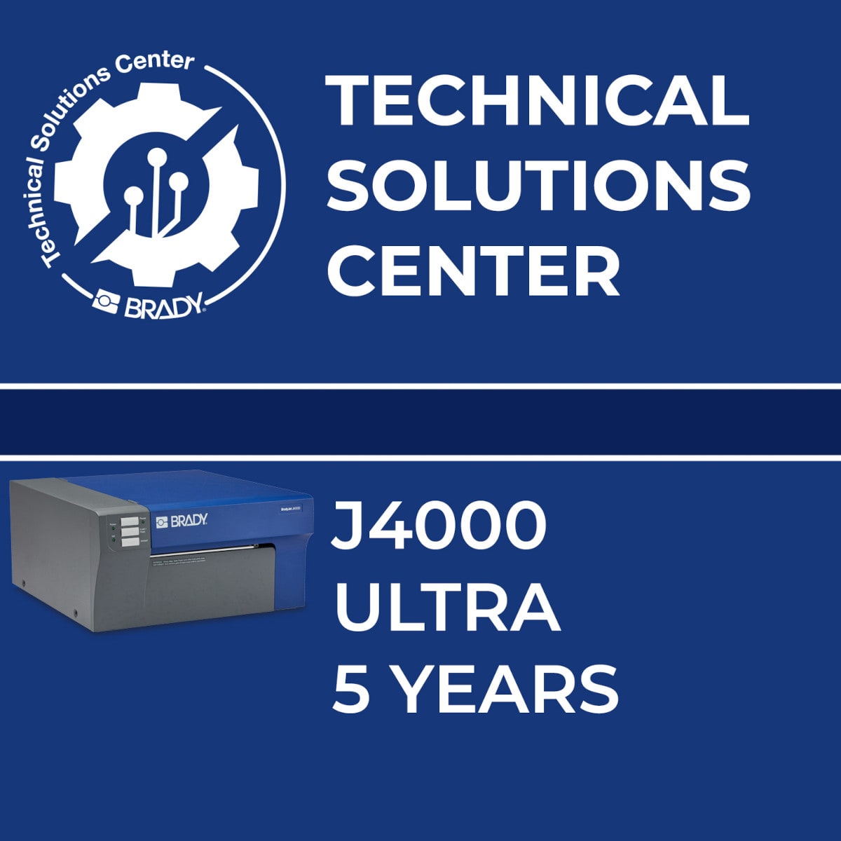BRADY - Contratto di assistenza J4000 Ultra 5 anni 321642