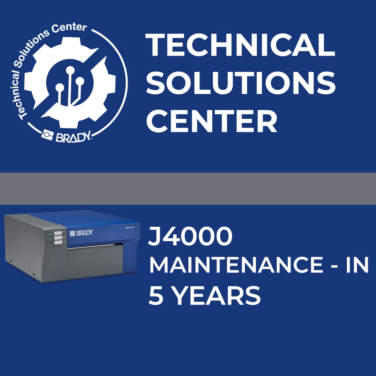 BRADY - Contratto di assistenza J4000 Maintenance In 5 anni 321647