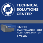 BRADY - Contratto di assistenza J4000 Maintenance Out stampante aggiuntiva 1 anno 321651