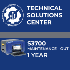 BRADY - Contratto di assistenza S3700 Maintenance Out 1 anno
