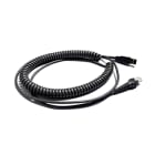 BRADY - Cavo USB spiralato da 4,267 m per lettore cablato